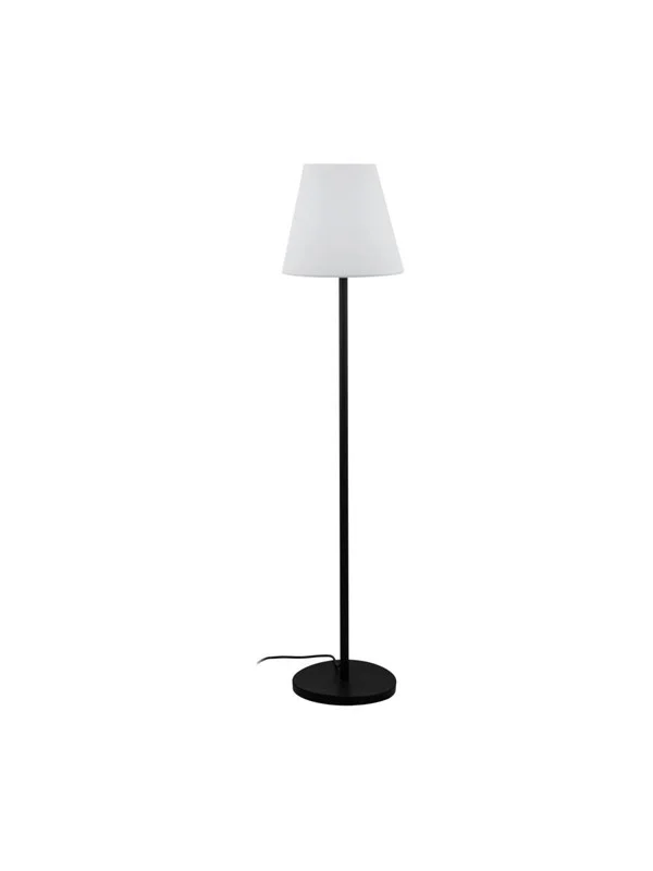 Bild von EGLO Stehlampe ALGHERA, Leuchtmittel wechselbar, ohne Leuchtmittel, Stehleuchte in schwarz aus Kunststoff - exkl. E27 - 1X15W