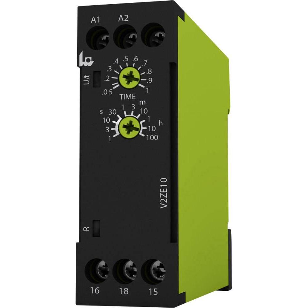 Bild von Tele 125110 V2ZE10 24-240V AC/DC Zeitrelais Monofunktional 1 St. Zeitbereich: 0.05s - 100h 1 Wechsle