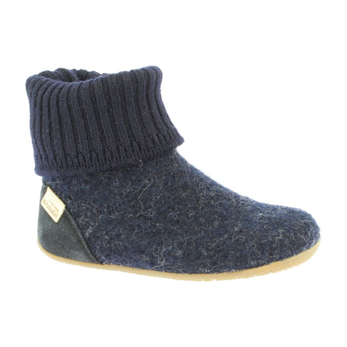 Bild von Living Kitzbühel - Kid's Hüttenschuh Uni No. 4230 - Hüttenschuhe Gr 35 blau