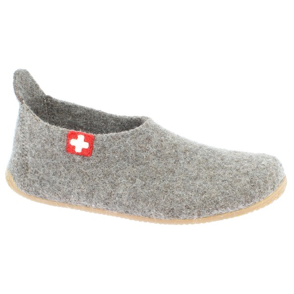 Bild von Living Kitzbühel - Slipper Schweizer Kreuz No. 4249 - Hüttenschuhe Gr 26 grau