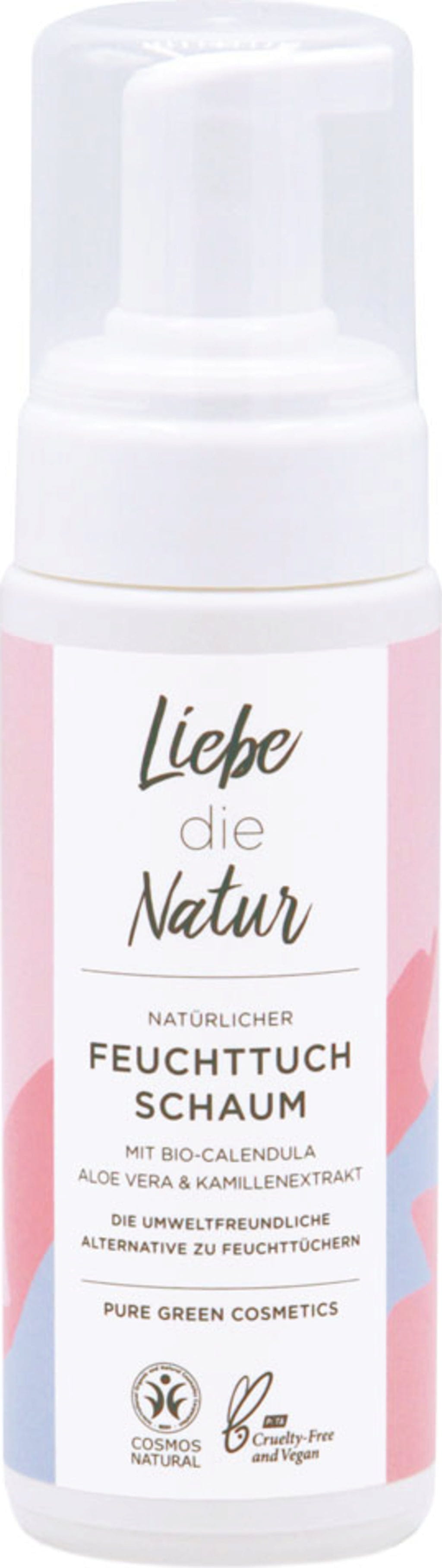 Bild von Liebe die Natur Feuchttuchschaum - 150 ml