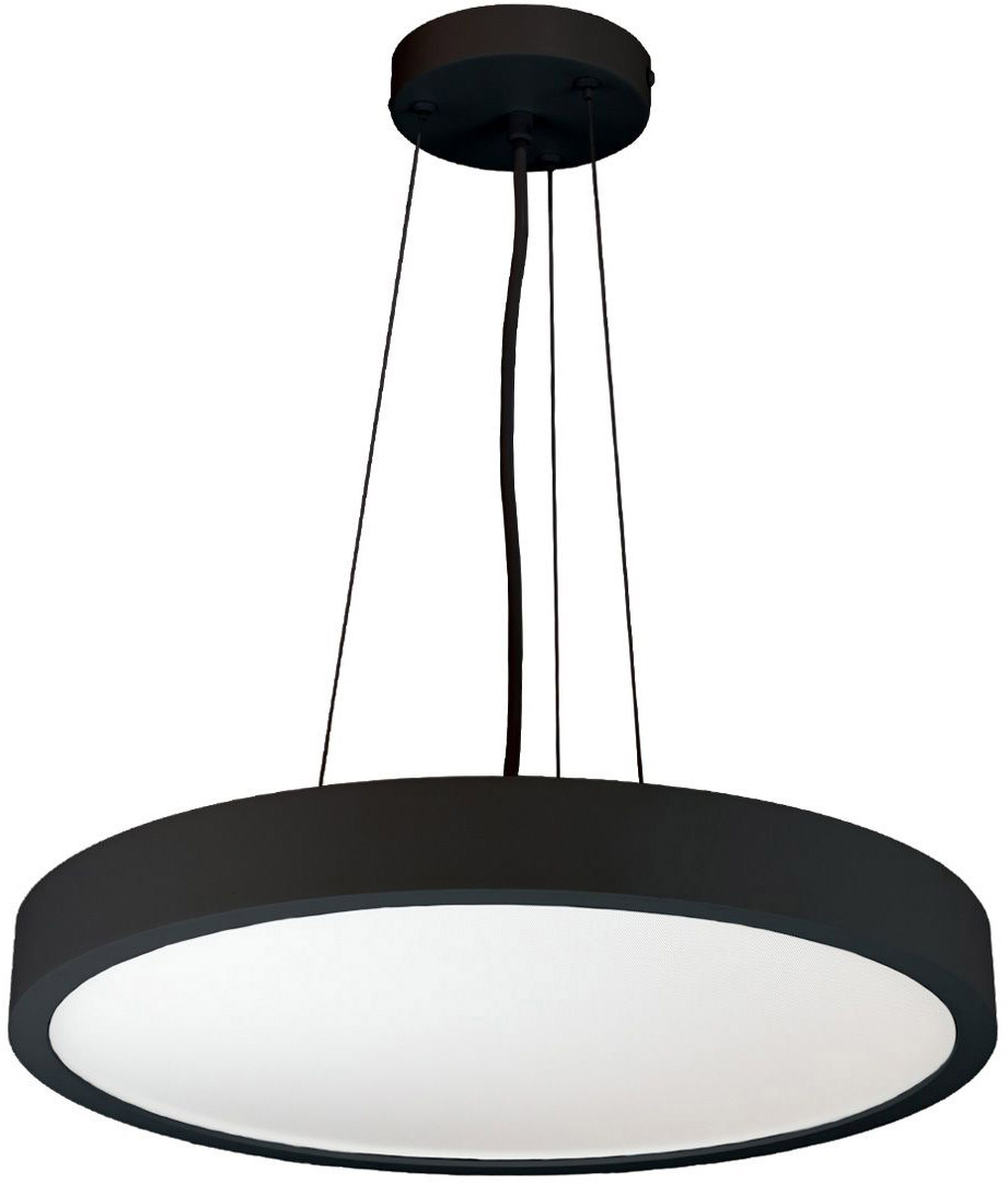 Bild von Isoled, Pendelleuchte, LED Hängeleuchte DN600 schwarz, UGR<19 2H, 40W-50W, ColorSwitch 2700-3000-4000K, dimmbar
