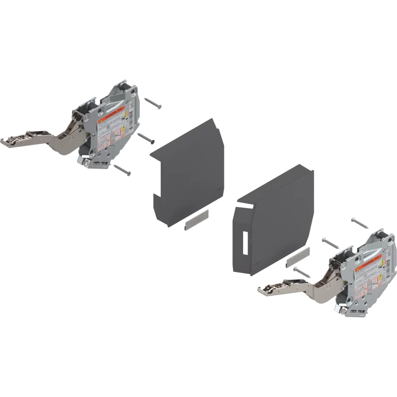 Bild von AVENTOS HK-S Hochklappe, Kraftspeicher (Set), LF=960-2215 (bei 2 Stück), tiefgrau/inox-g.