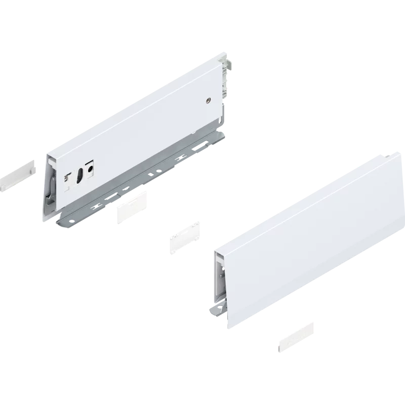 Bild von MERIVOBOX Zarge;  HÃ¶he M (91 mm);  NL=270 mm;  l/r inkl. Abdeckk.;  seidenweiÃ