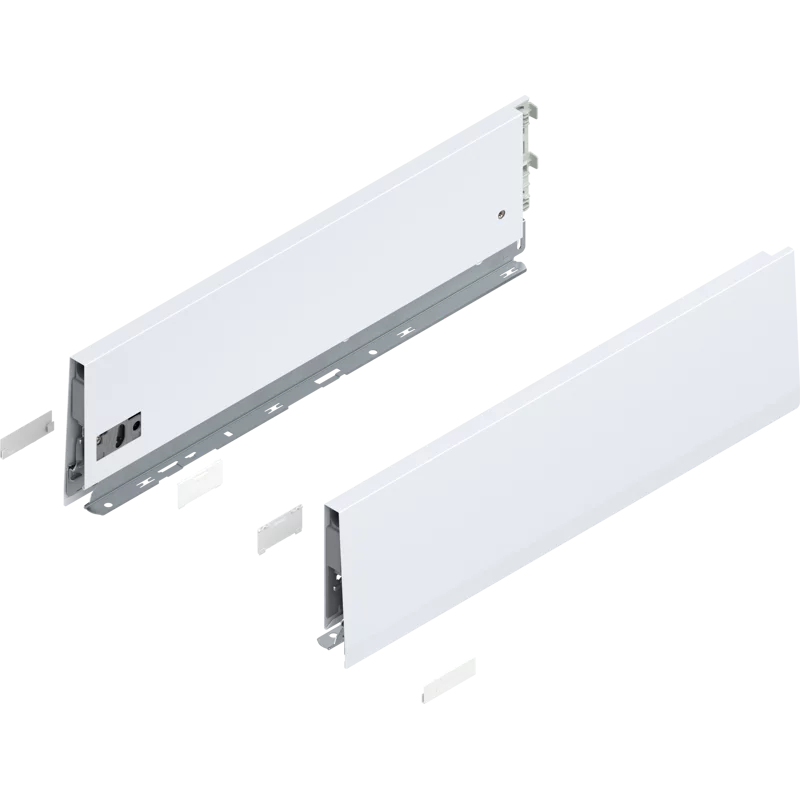 Bild von MERIVOBOX Zarge;  HÃ¶he K (129 mm);  NL=450 mm;  l/r inkl. Abdeckk.;  seidenweiÃ