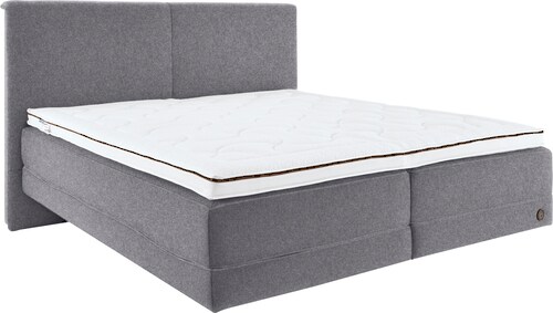 Bild von Birkenstock Boxspringbett »Arran«, in Schwebeoptik, mit glattem Kopfteil, Kopfteilhöhe 124 cm