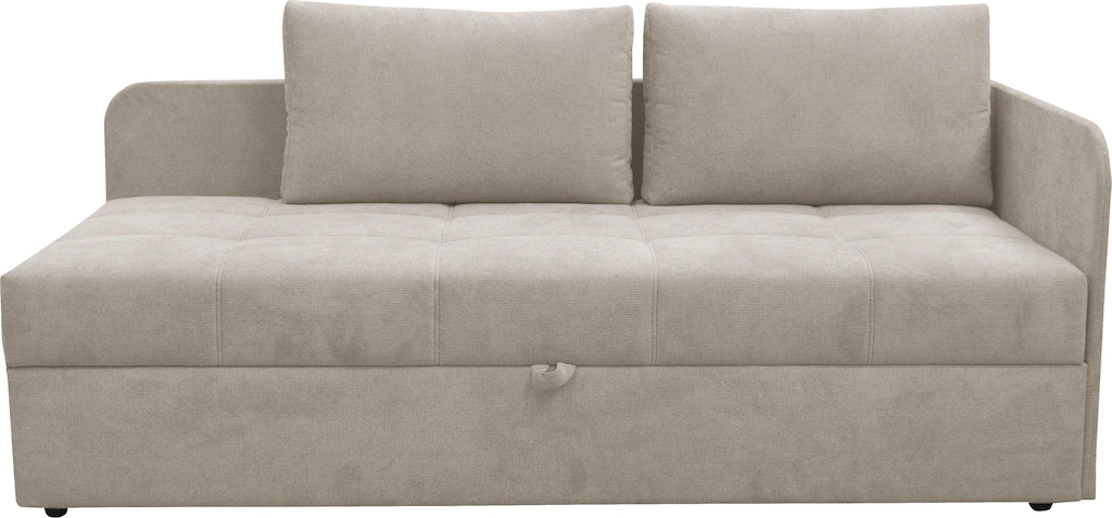 Bild von alina Schlafsofa "Marla", inkl. Stauraum & 2 Rückenkissen, Armlehne wahlweise links oder rechts