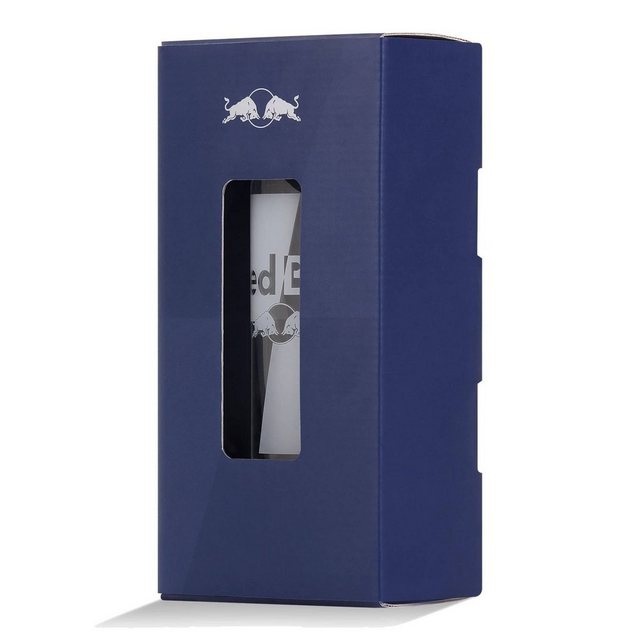 Bild von Red Bull Glas Trinkglas als Geschenk Deko Fanartikel Energy Drink Glas transparent