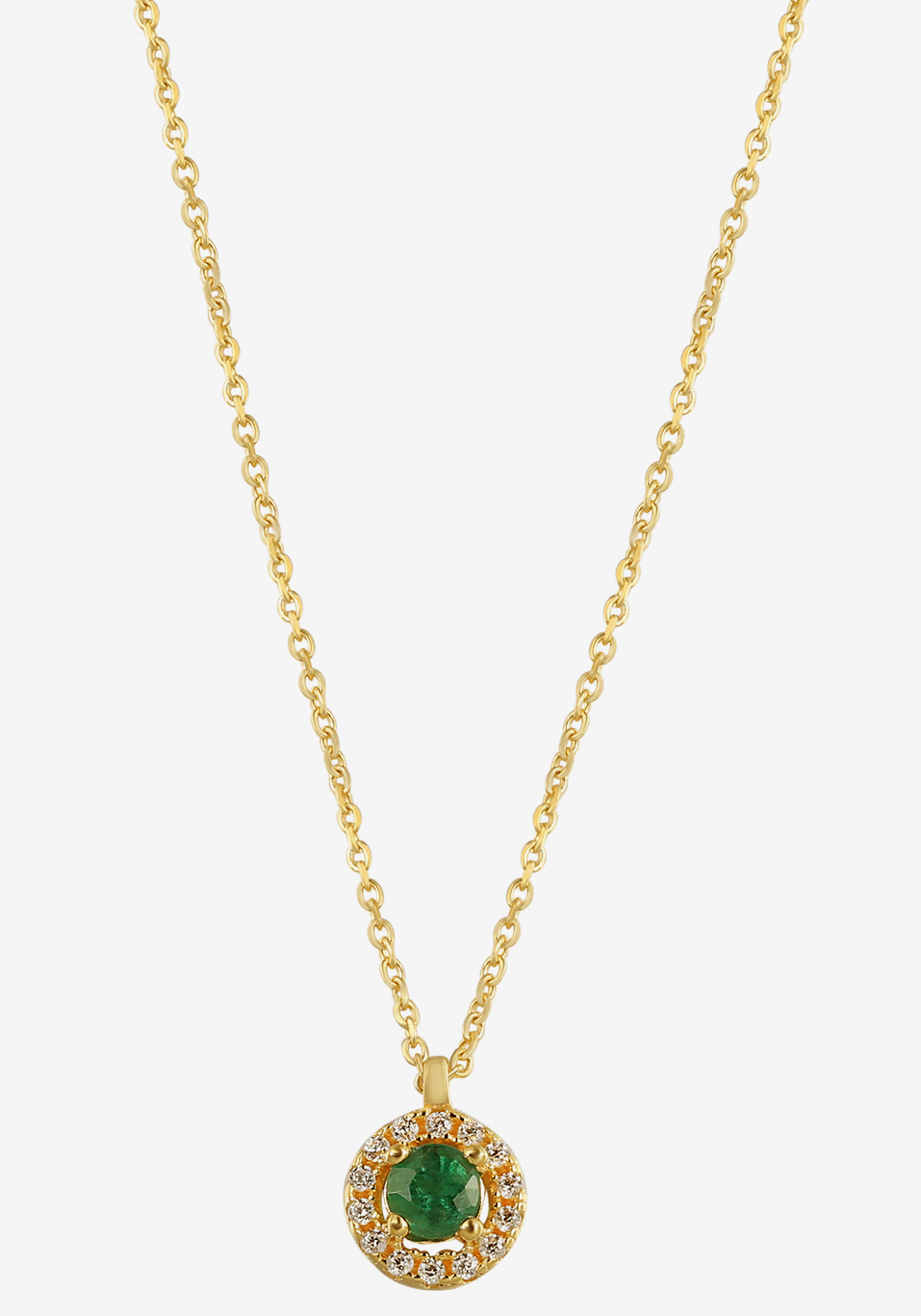 Bild von Stardiamant Kette mit Anhänger »D3275G, D3276G, D3277G«, mit Rubin, Saphir oder Smaragd und funkelnden Brillanten