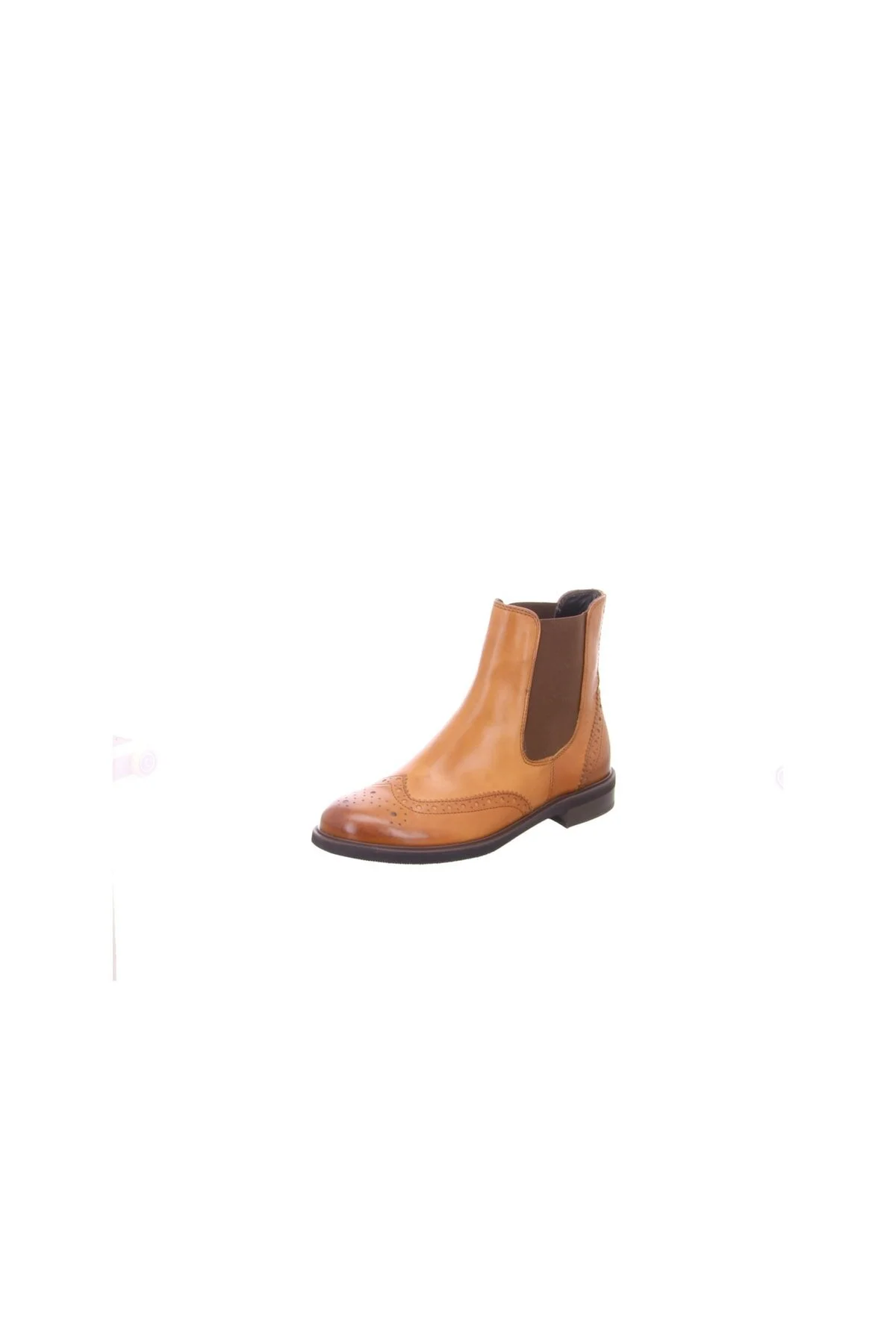 Bild von Paul Green Damen Chelsea-Stiefelette, Frauen Chelsea Boots,Stiefel,Bootee,Booties,halbstiefel,Kurzstiefel,Mittelbraun (Cognac),41 EU / 7.5 UK