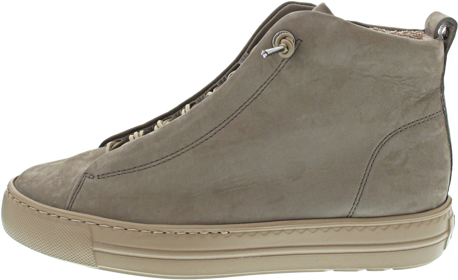 Bild von Paul Green Damen Hightop-Pauls, Frauen High-Top Sneaker,Halbschuhe,straßenschuhe,Strassenschuhe,Sportschuhe,Freizeitschuhe,Grau (Taupe),37.5 EU / 4.5 UK