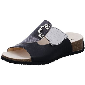 Bild von Think  Clogs Pantoletten Mizzi Pantoletten grau Klett 124 3-000124-0090