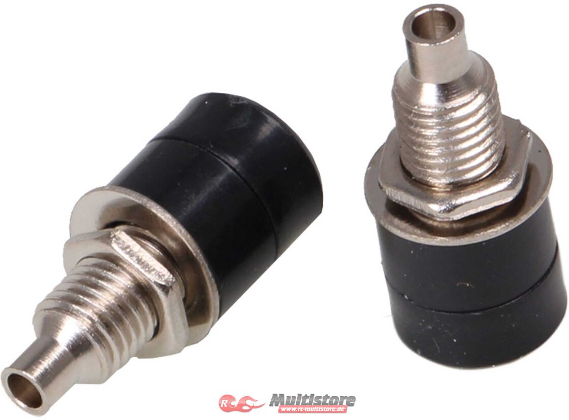 Bild von Robbe BUCHSEN 4MM SCHWARZ FÜR BANANENSTECKER 4STK. / 40037