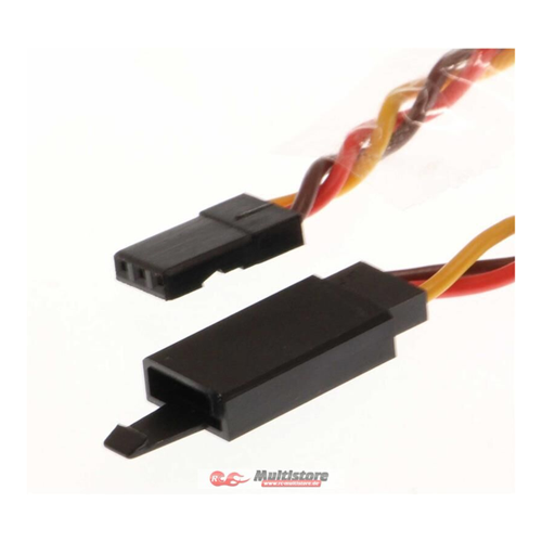 Bild von Robbe Modellsport Verlängerungskabel Graupner verdrillt 300mm 22AWG/0,32MM² mit Steckersicherung