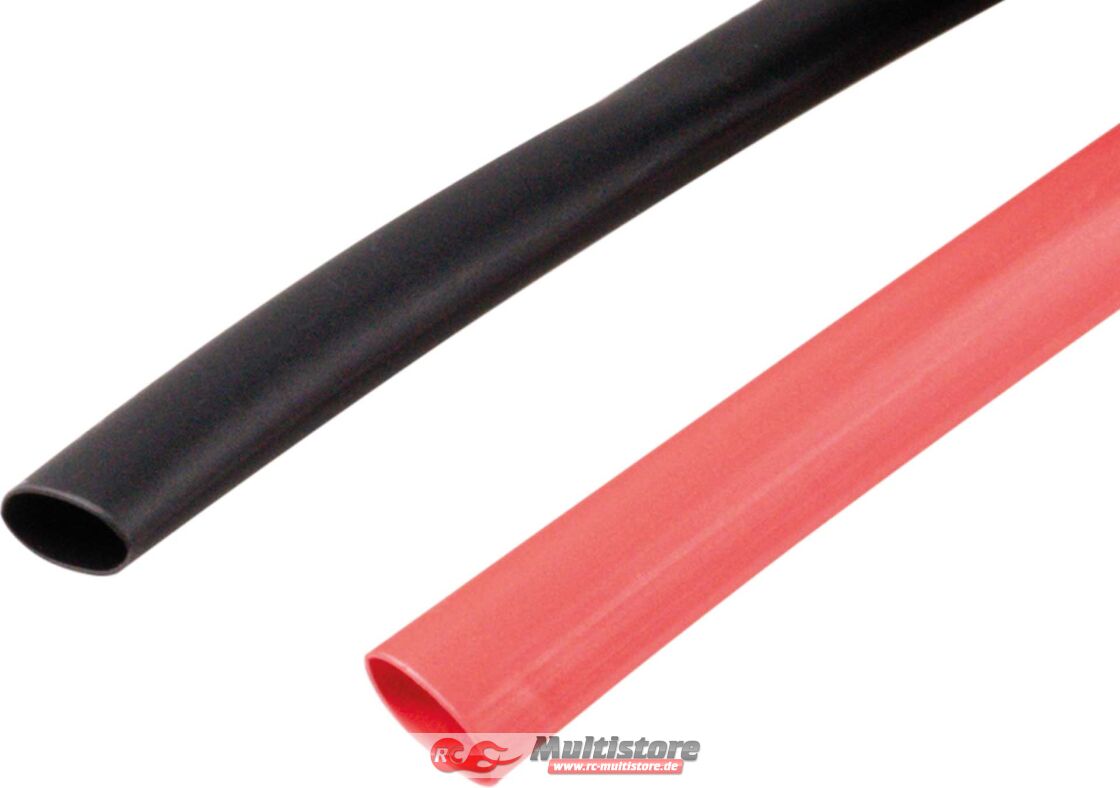 Bild von Robbe Modellsport SCHRUMPFSCHLAUCH 1M ROT/1M SCHWARZ 9,0MM FLACHMASS: 16MM / 46147