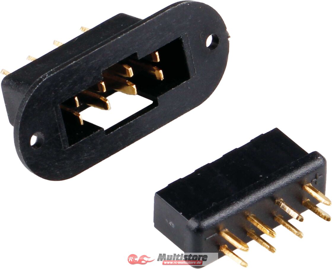 Bild von Robbe Modellsport MPX 8-Pin Steckverbindung 2 Paare Stecker + Buchse / 40055