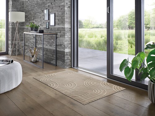 Bild von wash+dry by Kleen-Tex Teppich "Sand Twist", rechteckig, 9 mm Höhe