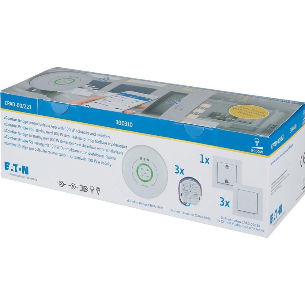 Bild von Eaton, Aktor, CPAD-00/221 xComfort Kombi-Set Reinweiss (Dimmaktor)