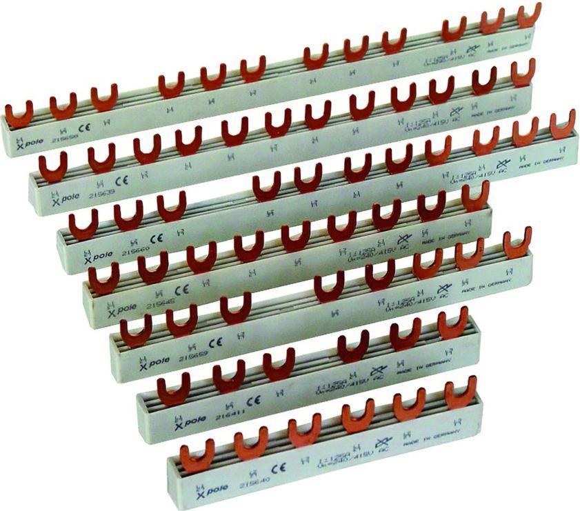 Bild von Eaton, Verteilerschrank Zubehör, Sammelschiene Euro-Vario 63A EVG-3PHAS/N/5MODULLS