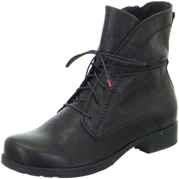 Bild von Think! Denk - Damen Schuhe Stiefelette Glattleder schwarz