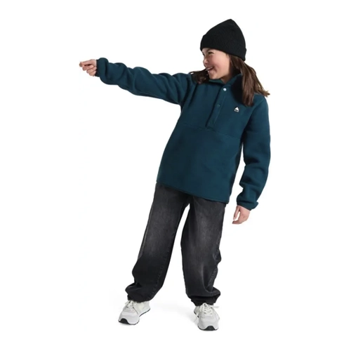 Bild von BURTON KIDS CINDER ANORAK Fleece 2025 deep emerald - L
