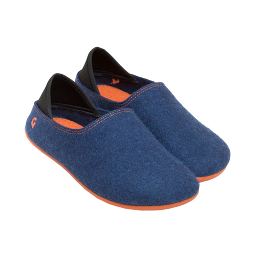 Bild von Gottstein Wool Slip-On (Blau 45) – Hüttenschuhe für Damen und Herren