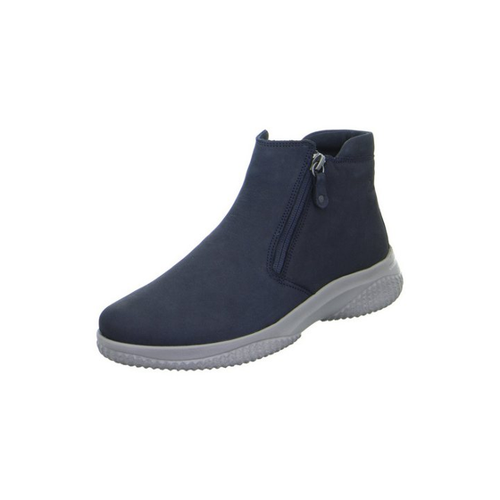 Bild von Hartjes Ethno - Damen Schuhe Stiefelette Stiefel Nubuk blau