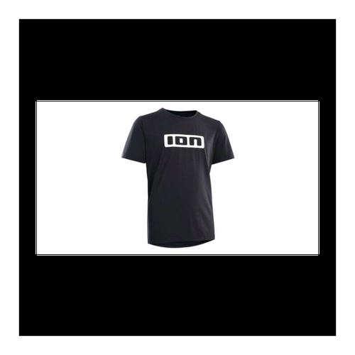 Bild von Ion Logo DR Youth Kinder Fahrrad Trikot kurz schwarz 2025 - S (128)