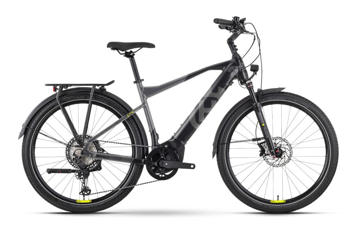 Bild von Husqvarna E-BICYCLES E-Bike Trekkingrad E-Trekkingbike Pather 2 Herren, 11 Gang Tektro RD-M550 Schaltwerk, Kettenschaltung, Mittelmotor, 630 Wh, (27,5 Zoll, Yamaha Motor, Scheibenbremsen, mit Straßenzulassung), Pedelec, Elektrofahrrad für Herren