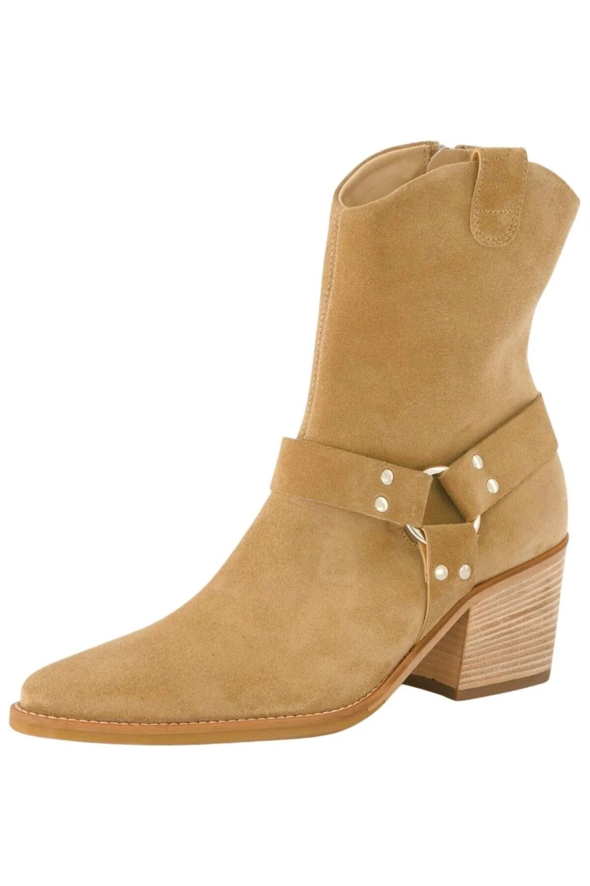 Bild von Paul Green Stiefelette Beige Blockabsatz für Damen - 37,5