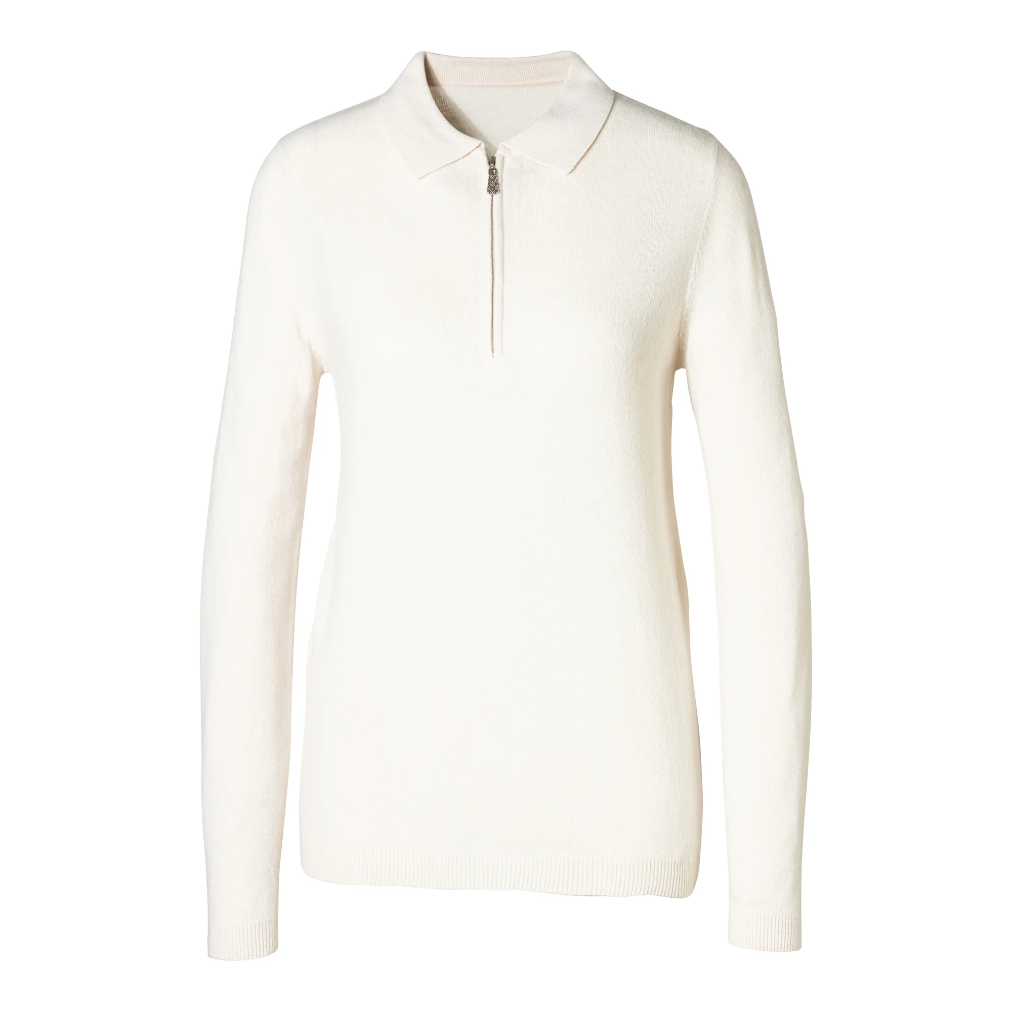 Bild von Zip-Pullover „Cashmerelike“