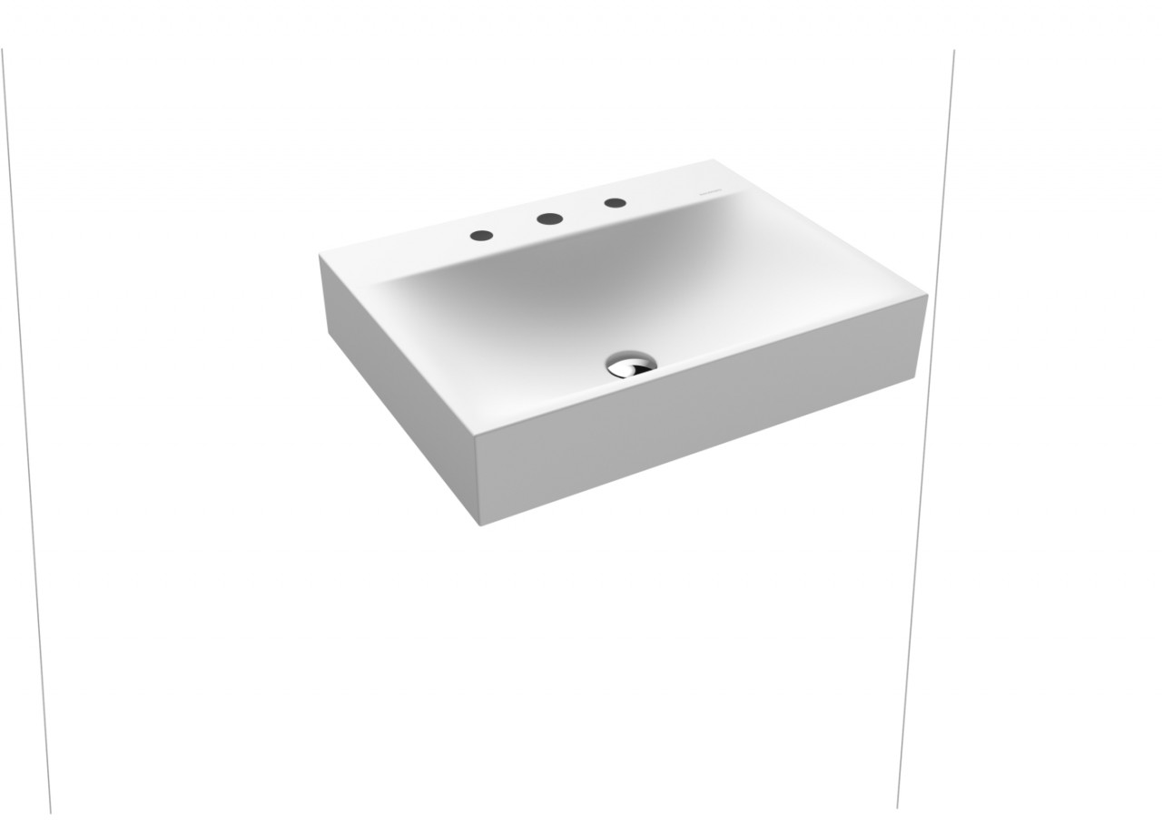 Bild von Kaldewei Wandwaschtisch Silenio, Modell 3044 mit Überlauf 600x460, 904306003711 904306003711