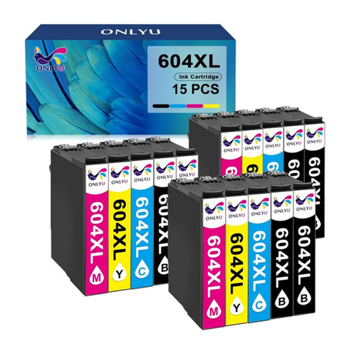 Bild von MOOHO 15PK Druckerpatronen für Epson 604XL