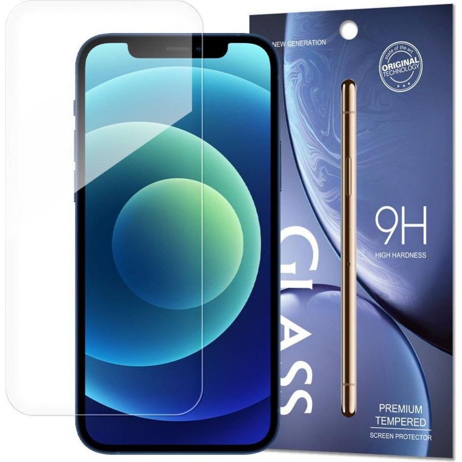 Bild von Hurtel Tempered Glass Panzerglas Schutzglas 9H für iPhone 12 Pro / iPhone 12 (Verpackung (1 Stück, Apple iPhone 12 Pro, Apple iPhone 12), Smartphone Schutzfolie
