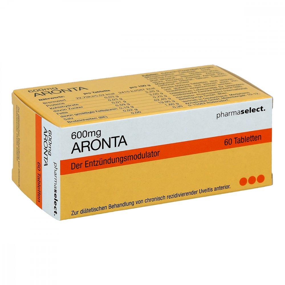 Bild von Aronta 600 mg 60 Tabletten - Bei Entzündungen
