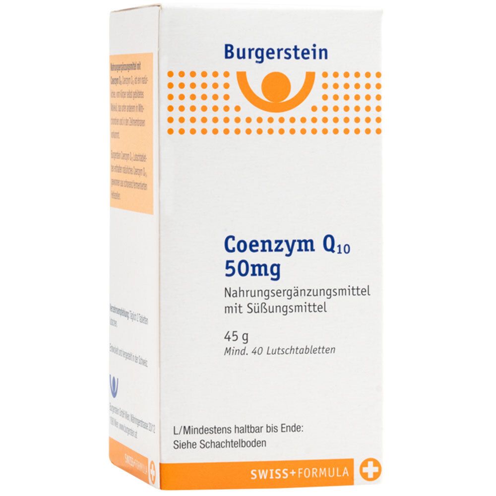 Bild von Burgerstein Coenzym Q10 50mg Lutschtabletten