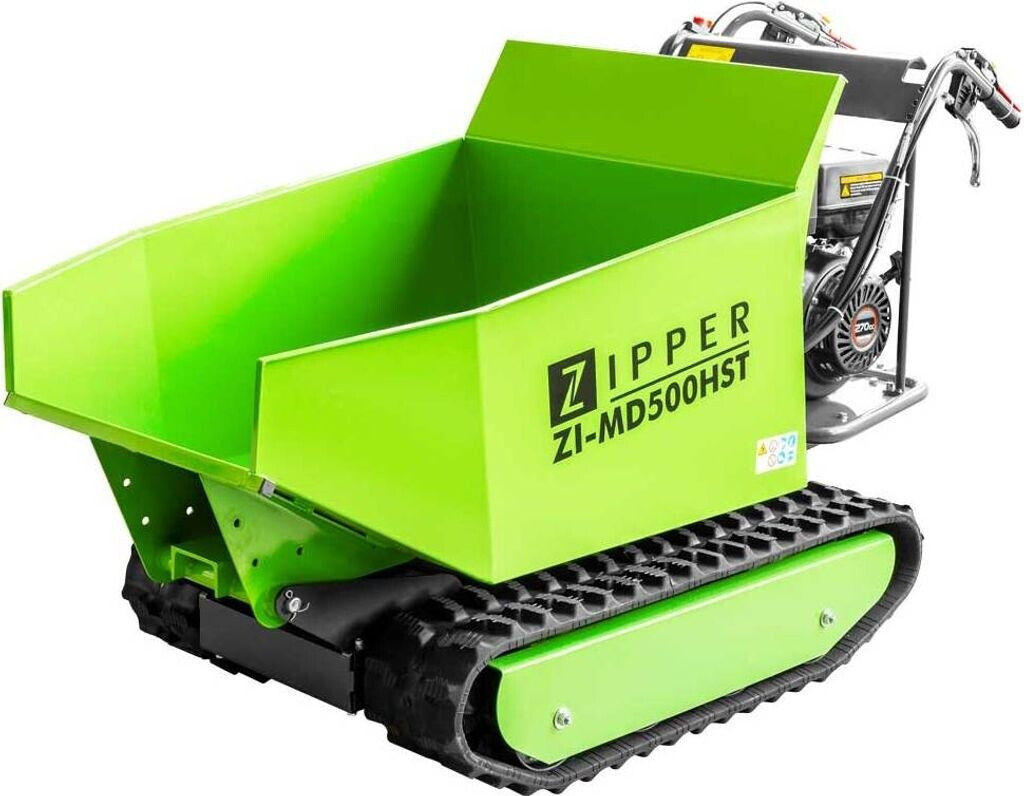 Bild von Zipper ZI-MD500HST Miniraupendumper inkl. Schneeschild 6.8kW Ladekapazität (max.) 500kg, Multicolor