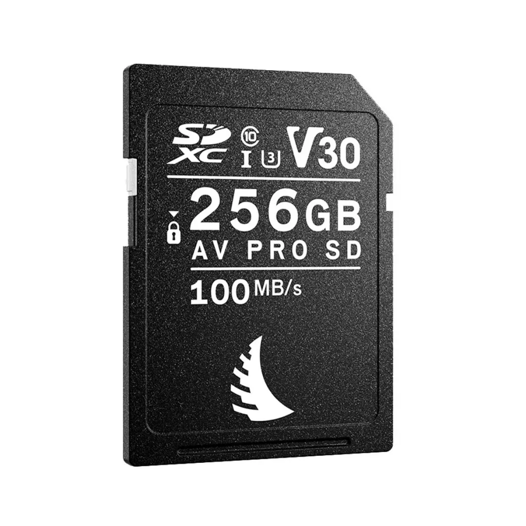 Bild von Angelbird SD Card AV PRO 256GB V30 (SDXC, 256 GB, UHS-I), Speicherkarte, Schwarz