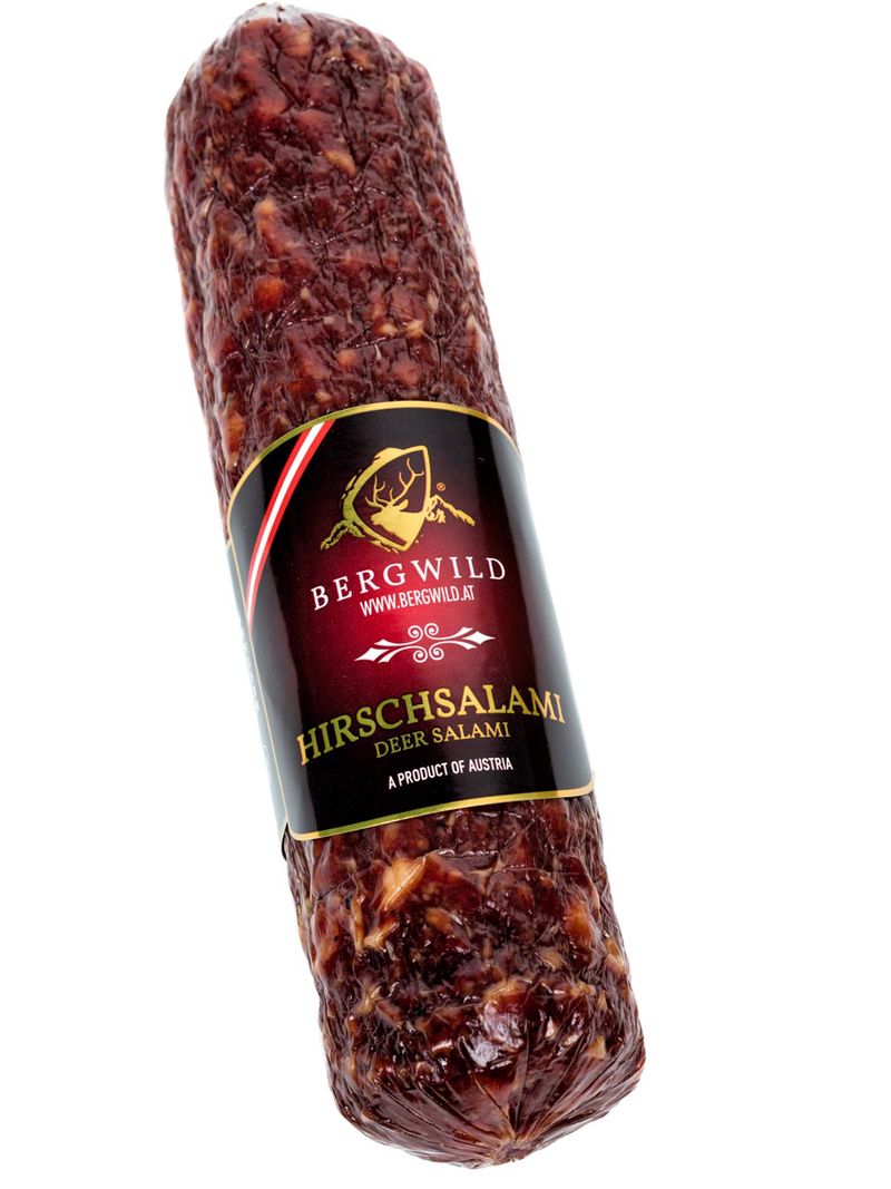 Bild von Bergwild Hirschsalami 300g