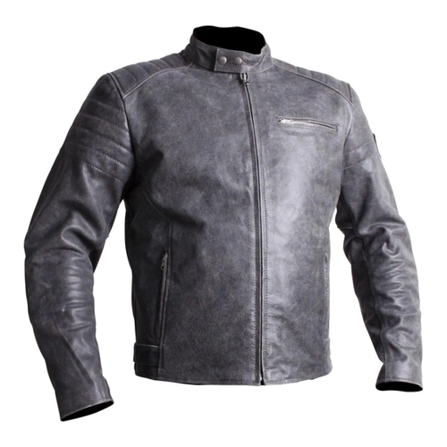 Bild von BELO REBEL Lederjacke in antik grau für Herren