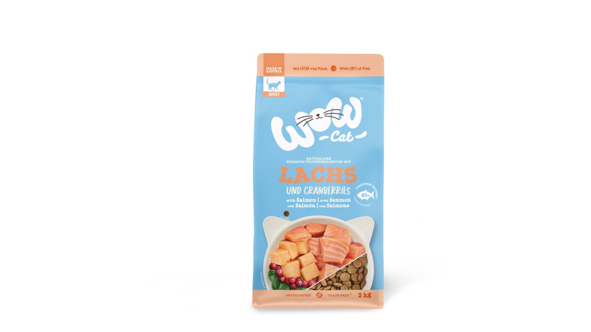 Bild von WOW Adult 1 x 2kg Lachs Katzentrockenfutter