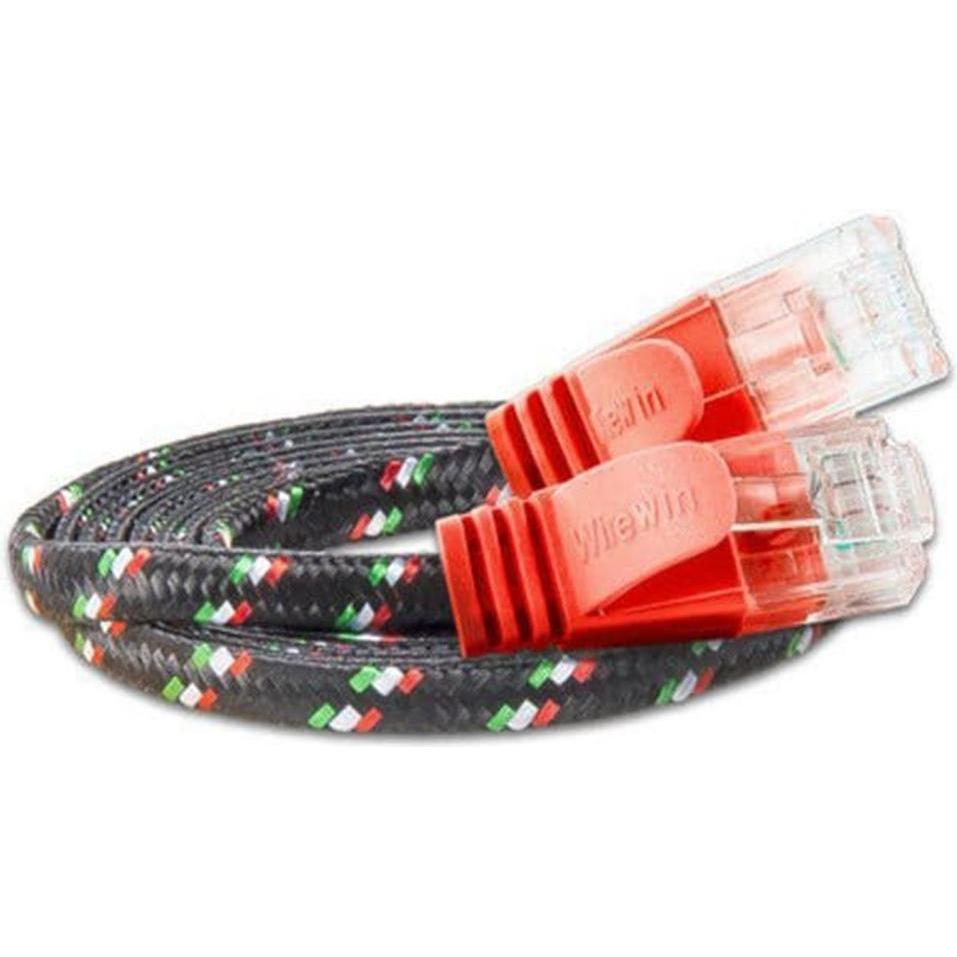 Bild von Wirewin Slim Toughkabel: UTP, 1m, rot (U/UTP, CAT6, 1 m), Netzwerkkabel
