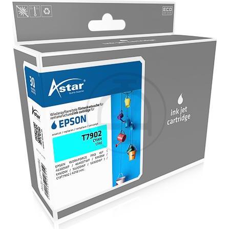 Bild von Astar 17 ml - Cyan - kompatibel - Tintenpatrone (C), Druckerpatrone