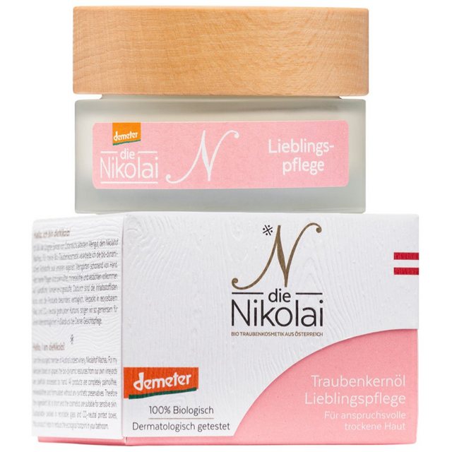Bild von die Nikolai Gesichtspflege Traubenkernöl Lieblingspflege, 50 ml