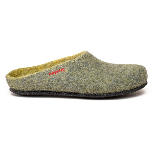 Bild von Magicfelt Hausschuhe AN709 für Damen & Herren - zweifärbige Merinowolle | Pantoffeln mit Rutschfester anatomischer Sohle | Unisex Filzpantoffeln Yellowstone | 37