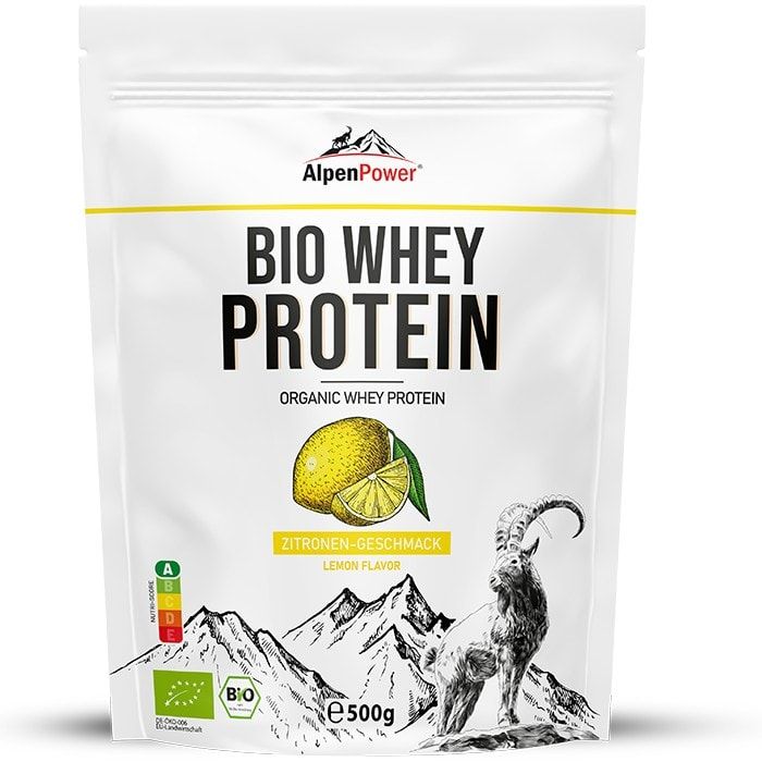 Bild von AlpenPower Bio Whey Protein- Zitrone