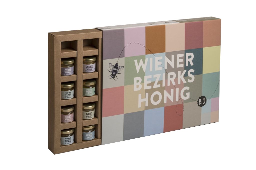Bild von Degustationsbox - Wiener Honig Box von Wiener Bezirksimkerei