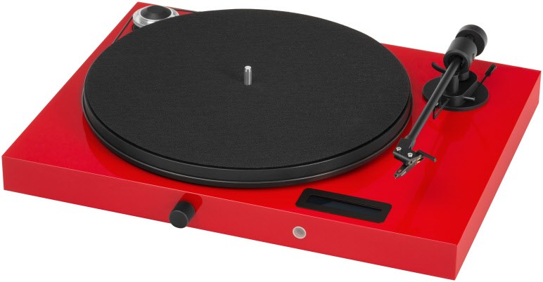 Bild von Juke Box E Plattenspieler mit Ortofon OM 5E Tonabnehmer rot