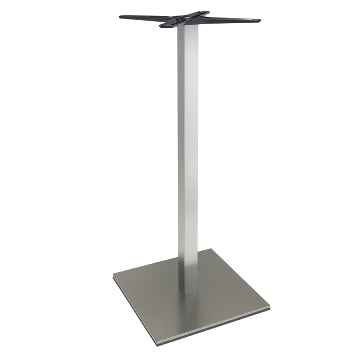 Bild von Stehtischgestell Edelstahl - rostfrei P500inox/110 - satiniert - matt - quadratisch
