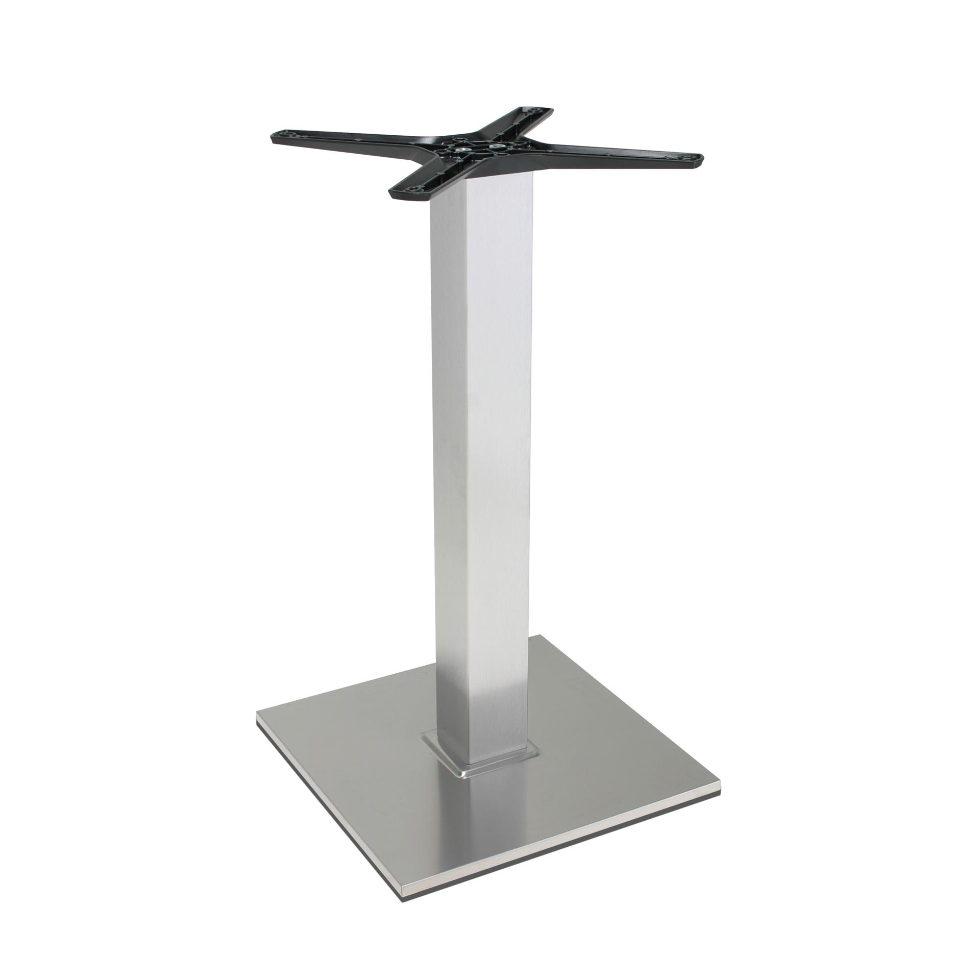 Bild von Tischgestell Edelstahl P400Qinox - rostfrei - satiniert - matt - quadratisch